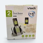 Vtech Cs6919-2 Cordless Phone System 2 Handsets Dect 6 0 Silver Black