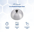 6  Burger Cover     Melting Dome For Faster Heating On Griddles For Kitchens  Rest
