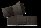 Graphic45 Black Trifold Waterfall Folio Album Scrapbook Art Journal