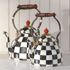Mackenzie-childs Courtly Check Tea Kettle