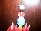 Vintage 60 s Disney Child s Umbrella W mickey Ceramic Handle 
