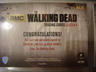 Walking Dead Season 4 Andrew Lincoln Autograph Card Black Print Al2