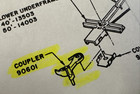 Athearn Ho Horn-hook Couplers 36 Bulk Pack Part  90601  black 