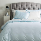 Light Blue King Duvet Cover 100  Cotton 3 Pcs Set 1 Baby Blue Duvet Cover With Z