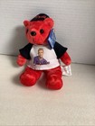Nsync Rare Bears Justin Timberlake Limited Edition Beanbag Red Plush Black Hat