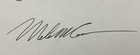 Wwii Ace Pilot Merle Coons 38th Fs  55th Fg  8th Air Force Signed Card