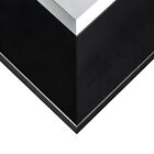 Craig Frames Chesterton  3  Black And Silver Picture Frame Poster Frame