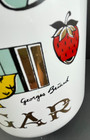 Georges Briard Sugar Canister W  Lid Metal Vintage Mcm Pineapple Retro