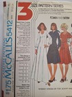 Dress Top Skirt Scarf Princess 10 12 14 Mccalls 5412 Sewing Pattern Vtg Carefree