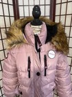 Canada Weathergear Light Pink Long Puffer Jacket Coat Parka Size Xl New