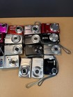 Lot Of 17 Digital Cameras Canon  Nikon  Olympus Etc   For Parts Units Read   