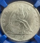 S s  Republic Shipwreck Effect 1859 O Mint Seated Half Dollar Treasure Coin