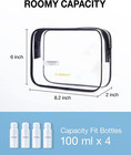 Bagsmart Clear Toiletry Bag  2 Pack Tsa Approved Travel Toiletry Bag Carry On Tr