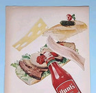 1960 Hunt s Tomato Catsup What Do Cold Cuts Warm Up To  Vtg Magazine Print Ad