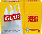 Tall Handle-tie Kitchen Trash Bags 13 Gallon 50 Count 4 Pack  packaging May Vary