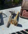Vintage 1959 Fatboy Gillette Adjustable Razor E3   Milford Gold Plate With Case