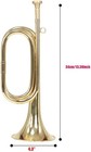 B Flat Military Cavalry Scouting Trumpet Bugle With Mouthpiece For School Ban   