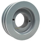 Cast Iron 4  Dual Groove Pulley Belt A Section 4l With 1-1 8  Sheave Bushing