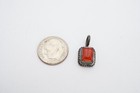 Vintage Native American Navajo Sterling Silver Carnelian Pendant