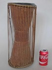 Antique African Tribal Talking Drum - Talking Drum - Figure Carving Club