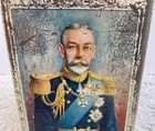 Antique Hinged Tin  Silver Jubilee 1910-1935 King George V