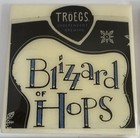 Troegs Brewing Tile Resin Beer Coasters - Mad Elf  Blizzard Of Hops - Set Of 4
