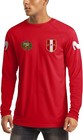 Peru Long Sleeve Jersey 100  Polyester Federacion De Futbol Hincha Peruano