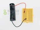 Single 1x Aa Diy Battery Holder Case Box Base 1 5v With Male 0 1  Connectors 