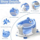 Baby Bath Seat For 6 Months Up Infant Sitting Chair Suction Cups Soft Cushion