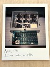 Vintage Photo 1990s Polaroid Abstract Strange Circuit Board