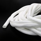 White   1mm 40mm 600  c High Temp Fiberglass Sleeving Cable Wire Insulation Sheath