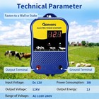 3 5 Miles Electric Fence Charger 2j Electric Fence Energizer For Livestock   Inc