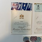 Chateau Mouton Rothschild Specimen Wine Label Lot Of 3 1976  1977  1978