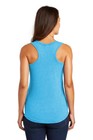District Dm138l Womens Sleeveless Perfect Tri Racerback Round Neck Stylish Tank