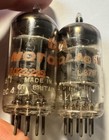 Match Pair Nos Mullard 12ax7   Ecc83 I61 B2c2 Or B2c4 Communication Grade Grails