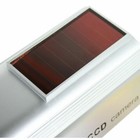 2pcs Solar Powered Dummy Surveillance Security Camera Cctv With Led Record Light