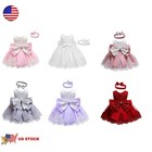 Petals Girls Dress Toddler Princess Bridesmaid Wedding Formal Party Tutu Gown
