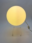 Rare Vintage Mcm Floating Lucite Globe Table Lamp Geometric