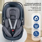 Infant Car Seat Head Body Support Pillow Newborn Toddler Stroller Cushion Grey