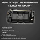 Metal Exterior Door Handle L r For 88-01 Chevy C k 1500 2500 3500 Suburban Tahoe