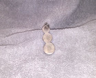 Vintage Sterling Silver Puffy Pendant Handcrafted Navajo 5 2 G