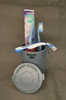 New 4 5  Rubbermaid Mini Brute Trash Can   Lid Small Salesmans Sample Desk