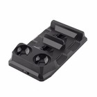 Black 4 In 1 Controller Charger Dock Station For Playstation 4 Ps4 Psvr Vr Move