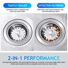 Stainless Steel Home Kitchen Sink Drain Stopper Basket Strainer Waste Plug Lot