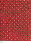 Antique 1840 Turkey-red Quilted Quilt Blocks