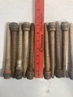 Wood Bobbins Wood Quills Vintage Factory Reclaimed Industrial 7 3 8   Lot Of 10