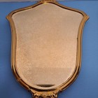 Vintage Vanity Mirrors Lot Of 2 Gold Tone Ornate Designs