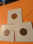 1972 Philadelphia Lincoln Memorial Cent Penny Error Off Center 3 Coins