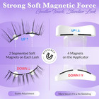Reusable Soft Magnetic Eyelashes With Applicator - Natural Look