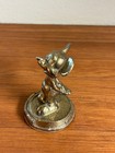 Vintage 1980 s Walt Disney World Brass Mickey Mouse Figurine Paperweight 3 